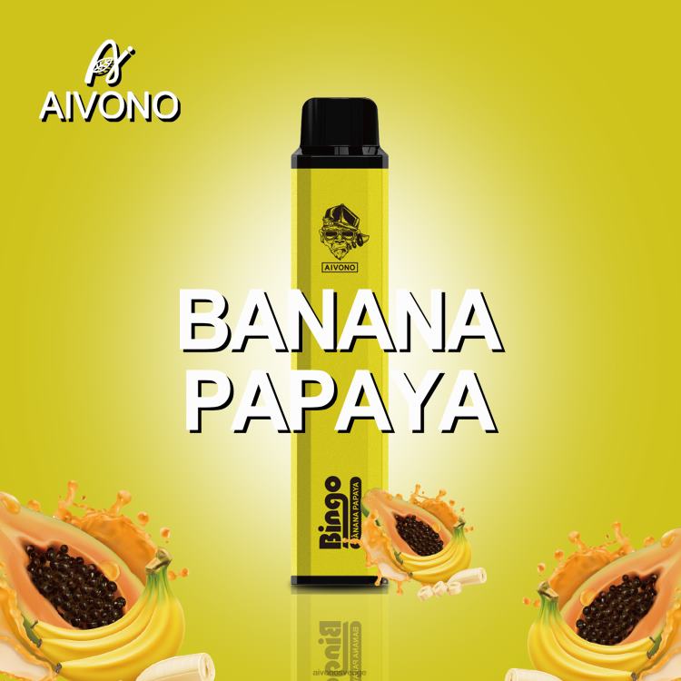 Aivono AIM BINGO 4000 banan papaya - 80ZTN137 Aivono Vape