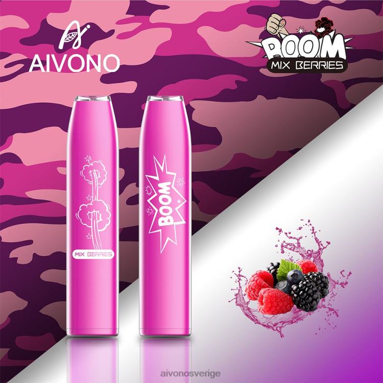 Aivono AIM BOOM 600 blandade bär - 80ZTN361 Aivono Vape