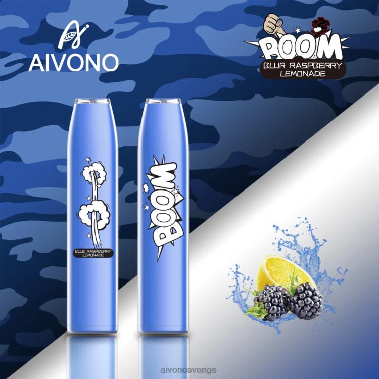 Aivono AIM BOOM 600 blå hallon lemonad - 80ZTN355 Aivono Vape
