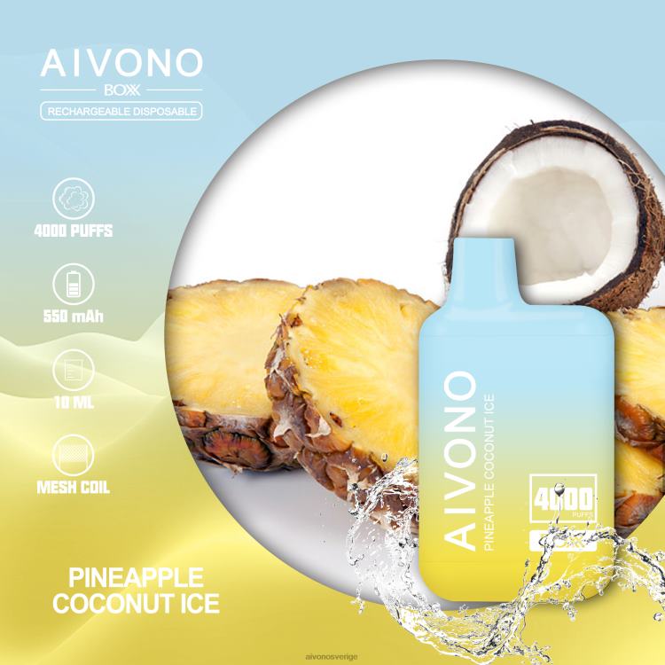 Aivono AIM BOXX 4000 ananas kokos is - 80ZTN222 Aivono Sverige