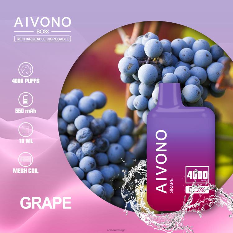 Aivono AIM BOXX 4000 druva - 80ZTN213 Aivono Vape
