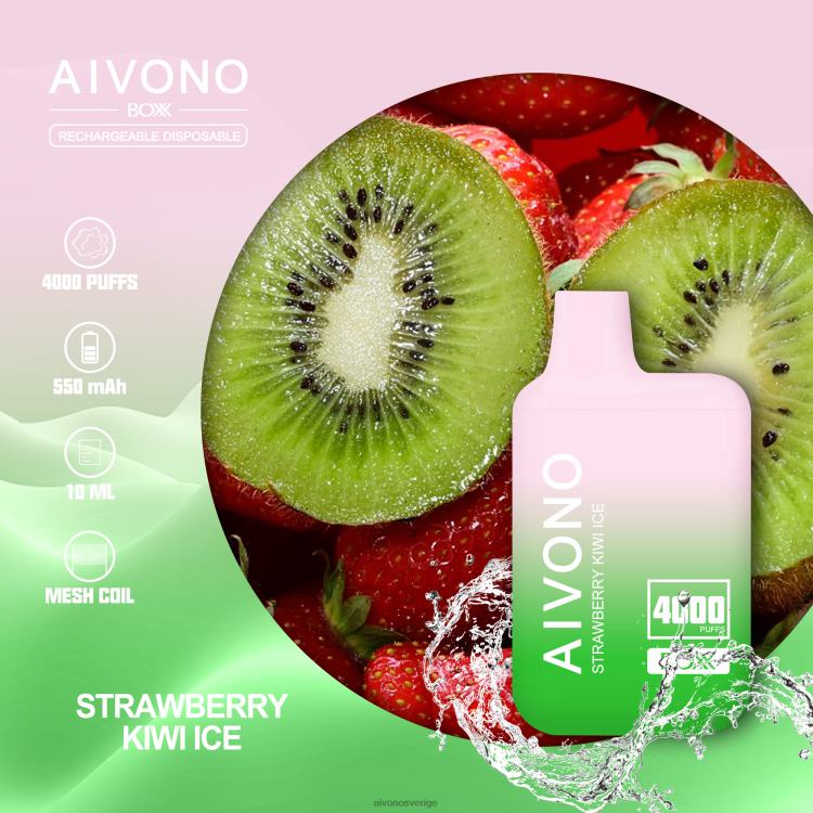 Aivono AIM BOXX 4000 jordgubbar kiwi is - 80ZTN229 Aivono Vape