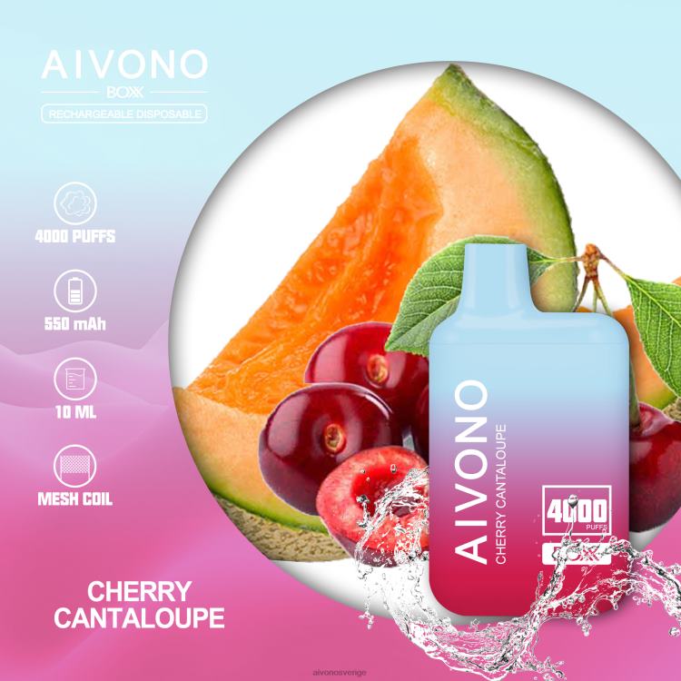 Aivono AIM BOXX 4000 körsbär cantaloupe - 80ZTN223 Aivono Vape