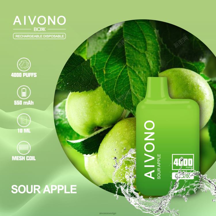 Aivono AIM BOXX 4000 syrligt äpple - 80ZTN220 Aivono Sverige