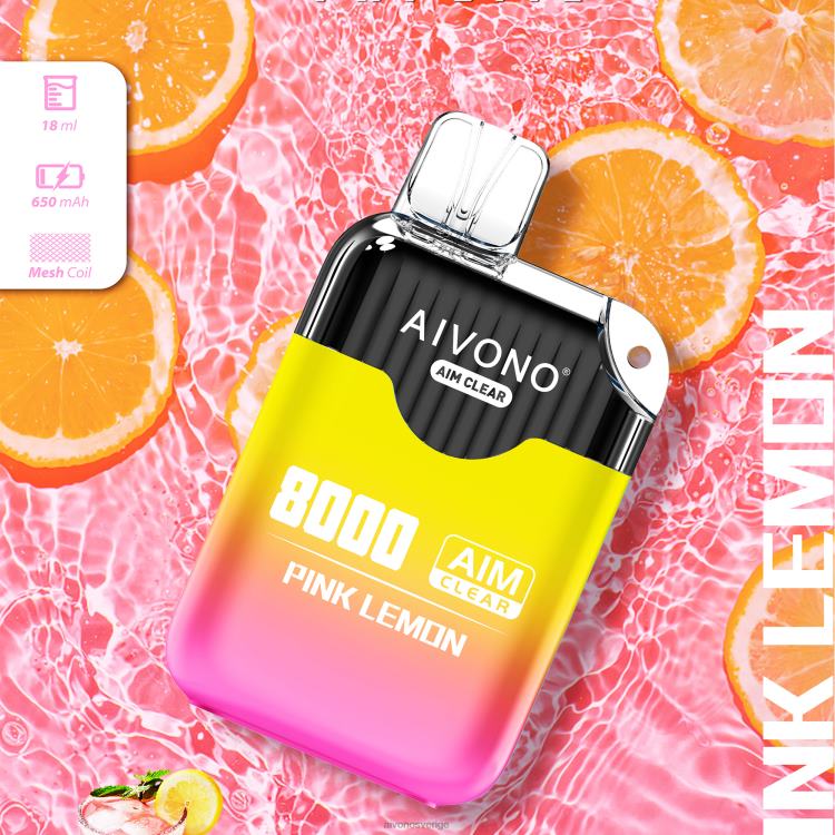 Aivono AIM CLEAR 8000 rosa citron - 80ZTN211 Aivono Vape