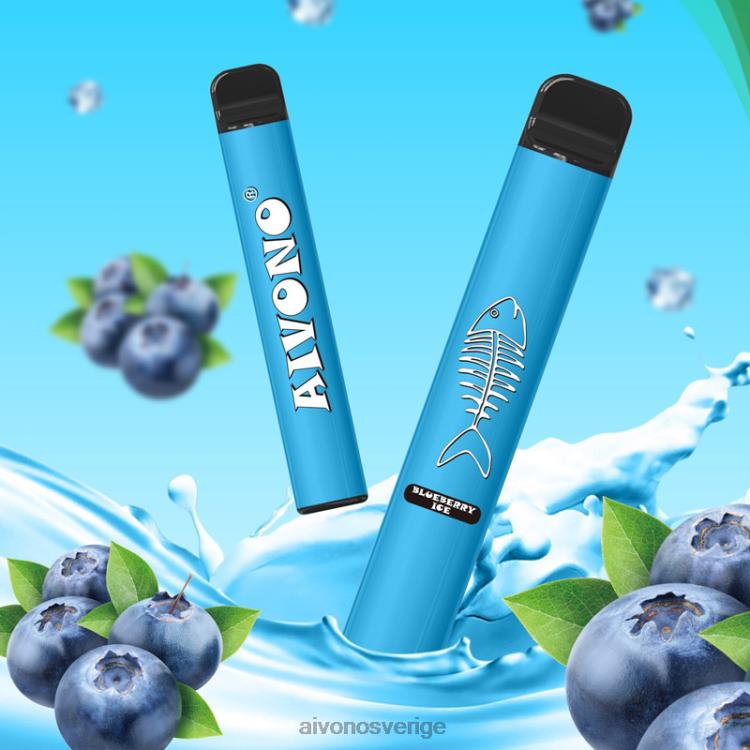Aivono AIM FISHBONE 600 blåbärsis - 80ZTN279 Aivono Vape