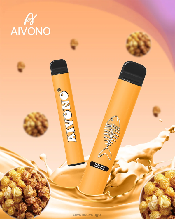 Aivono AIM FISHBONE 600 karamell popcorn - 80ZTN286 Aivono Sverige