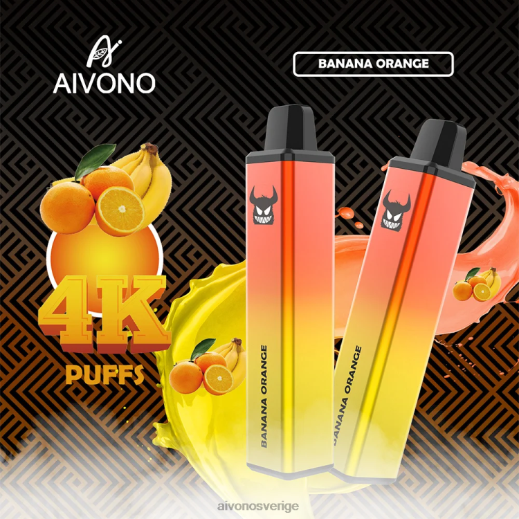 Aivono AIM FREAK 4000 bananapelsin - 80ZTN258 Aivono Sverige