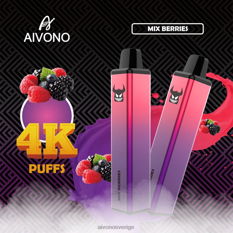 Aivono AIM FREAK 4000 blandade bär - 80ZTN260 Aivono Sverige
