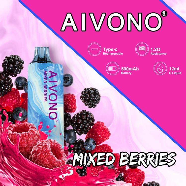 Aivono AIM GUN 7000 blandade bär - 80ZTN111 Aivono Vape