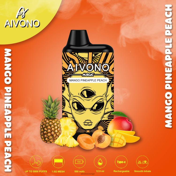 mango ananas persika