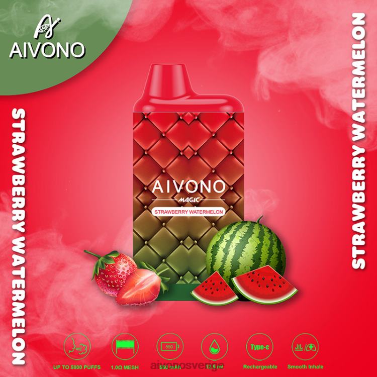 Aivono AIM MAGIC 5800 munlåda cigarett jordgubbsvattenmelon - 80ZTN99 Aivono Vape