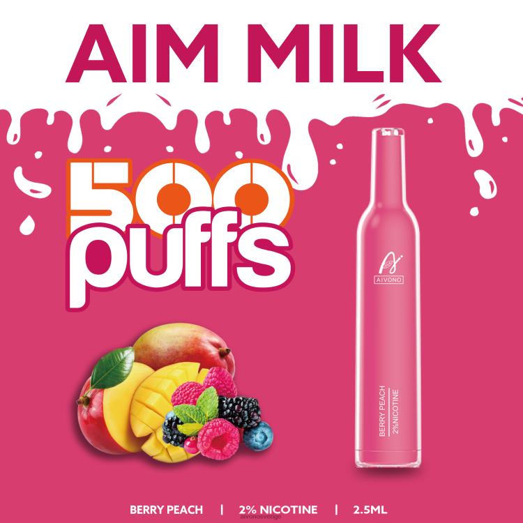 Aivono AIM MILK 500 bär persika - 80ZTN273 Aivono Vape