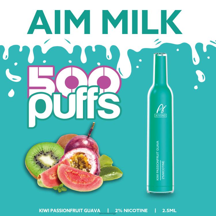 Aivono AIM MILK 500 kiwi passionsfrukt guava - 80ZTN272 Aivono Sverige