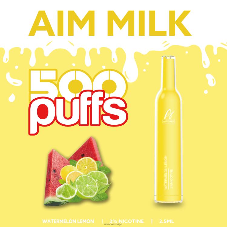 Aivono AIM MILK 500 vattenmelon citron - 80ZTN270 Aivono Sverige