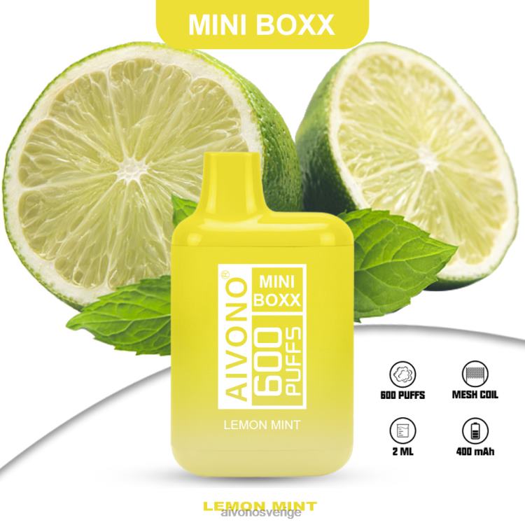Aivono AIM MINI BOXX 600 citronmynta - 80ZTN233 Aivono Vape