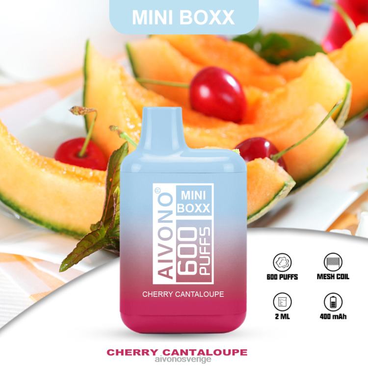 Aivono AIM MINI BOXX 600 körsbär cantaloupe - 80ZTN239 Aivono Vape
