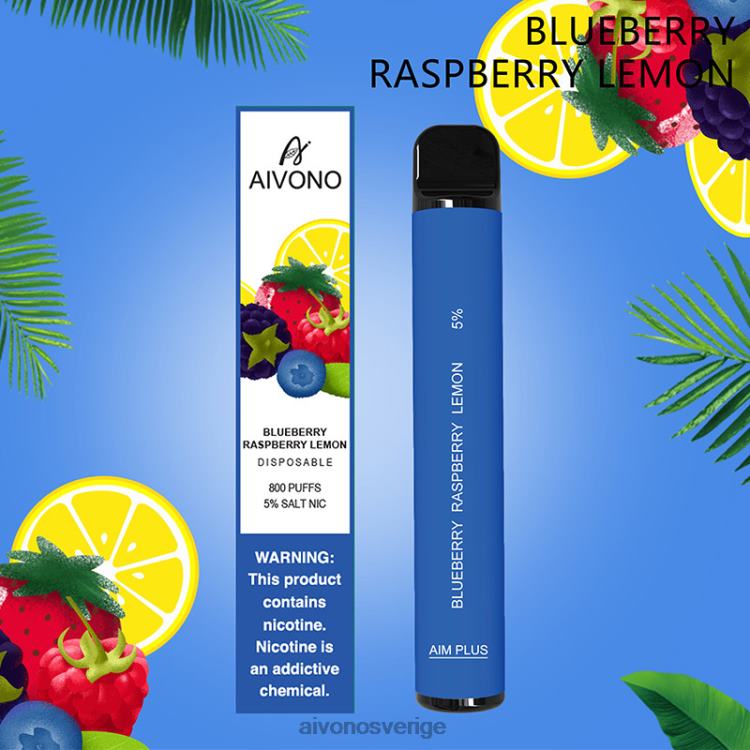 blåbär hallon citron