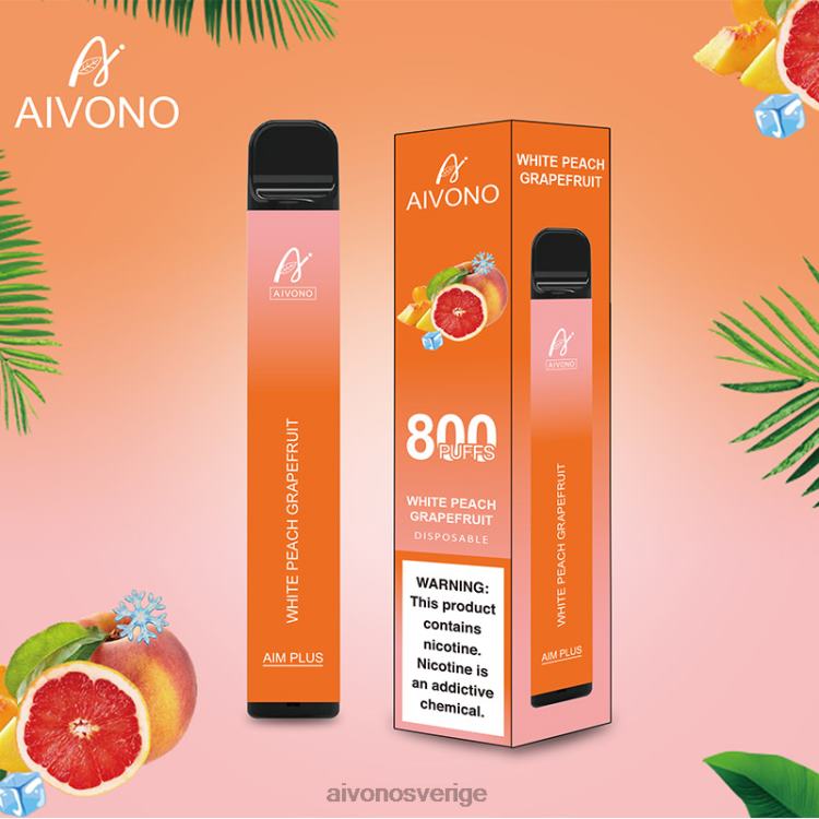 vit persika grapefrukt