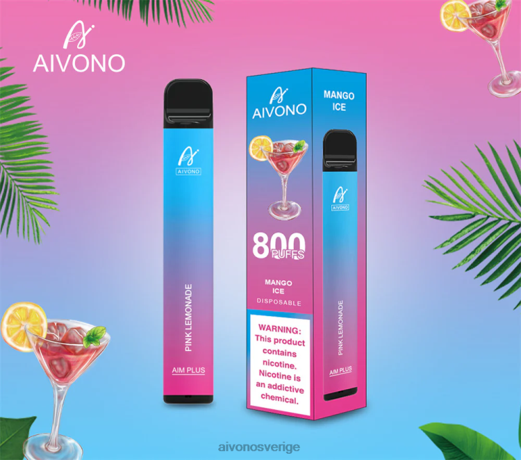 Aivono AIM PLUS 800 rosa lemonad - 80ZTN191 Aivono Vape