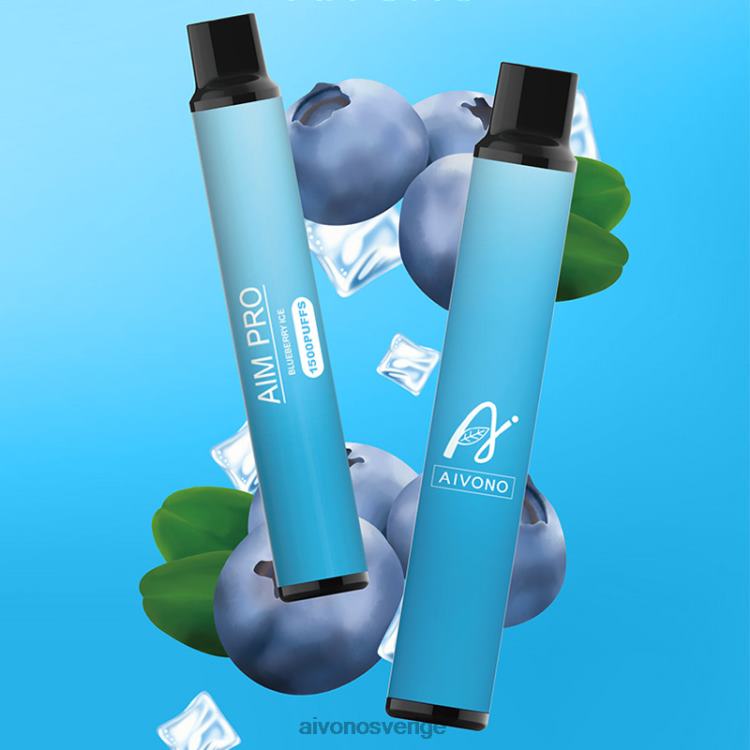 Aivono AIM PRO 1500 blåbärsis - 80ZTN163 Aivono Vape