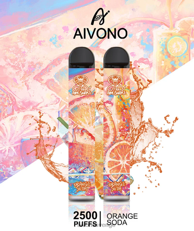 Aivono AIM SNAKE 2500 apelsin läsk - 80ZTN314 Aivono Sverige
