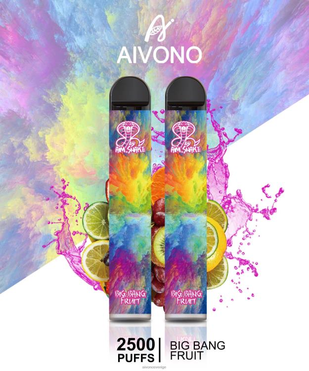 Aivono AIM SNAKE 2500 big bang frukt - 80ZTN322 Aivono Sverige