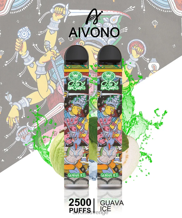Aivono AIM SNAKE 2500 guava is - 80ZTN307 Aivono Vape