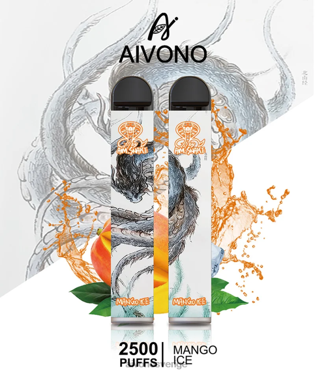Aivono AIM SNAKE 2500 mango is - 80ZTN313 Aivono Vape