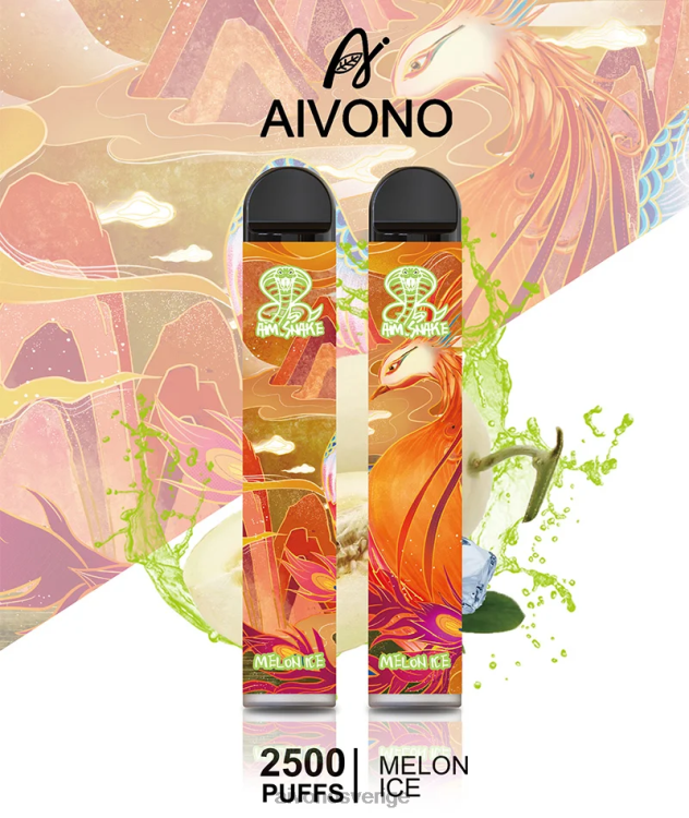 Aivono AIM SNAKE 2500 melon is - 80ZTN311 Aivono Vape