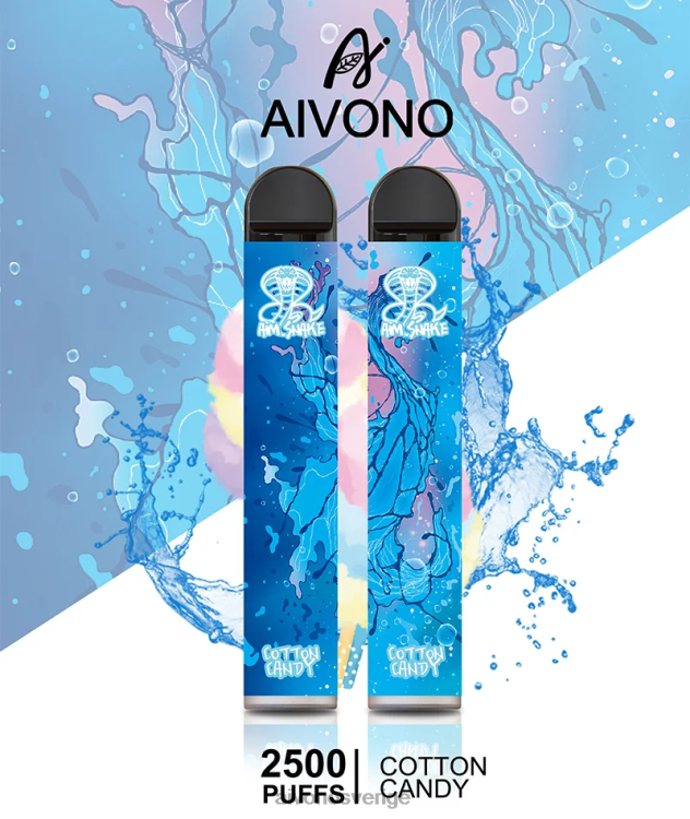 Aivono AIM SNAKE 2500 spunnet socker - 80ZTN303 Aivono Vape