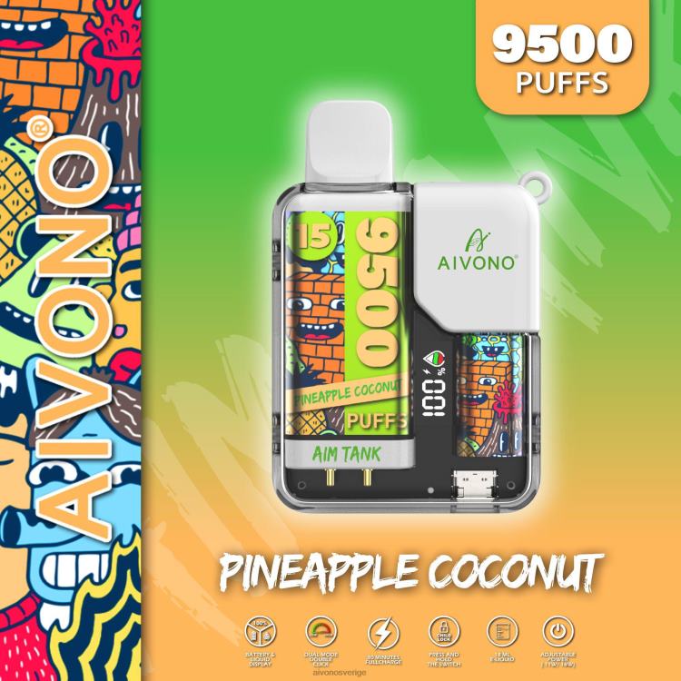 Aivono AIM TANK 9500 ananas kokos - 80ZTN40 Aivono Sverige