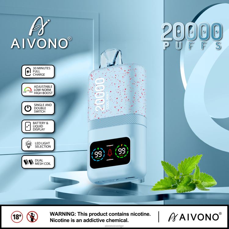 Aivono AIM magic 20 000 cool mynta - 80ZTN84 Aivono Sverige