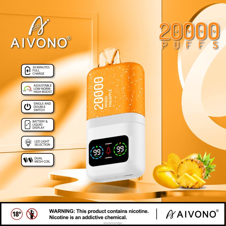 Aivono AIM magic 20 000 mango ananas - 80ZTN77 Aivono Vape
