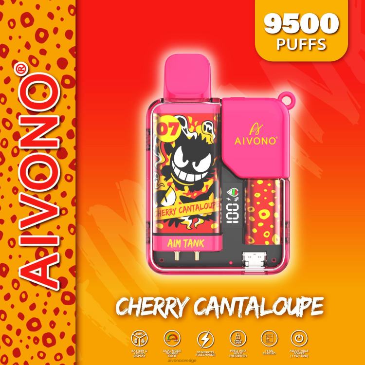 Aivono AIM TANK 9500 körsbär cantaloupe - 80ZTN45 Aivono Vape
