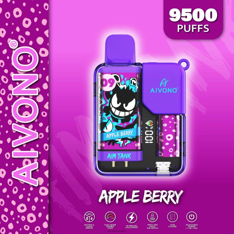 Aivono AIM TANK 9500 äppelbär - 80ZTN43 Aivono Vape